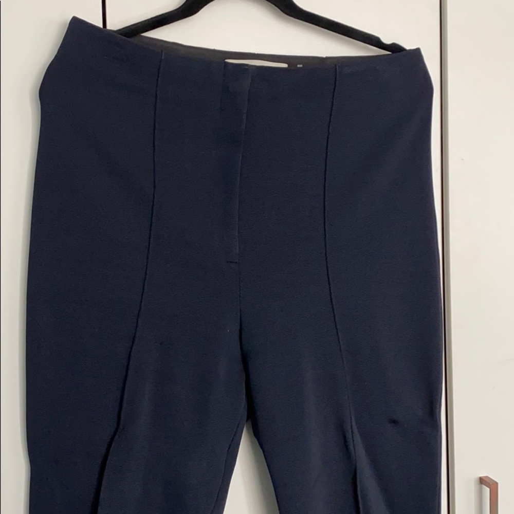 DVF ponte navy high waist skinny pants - Picture 4 of 8